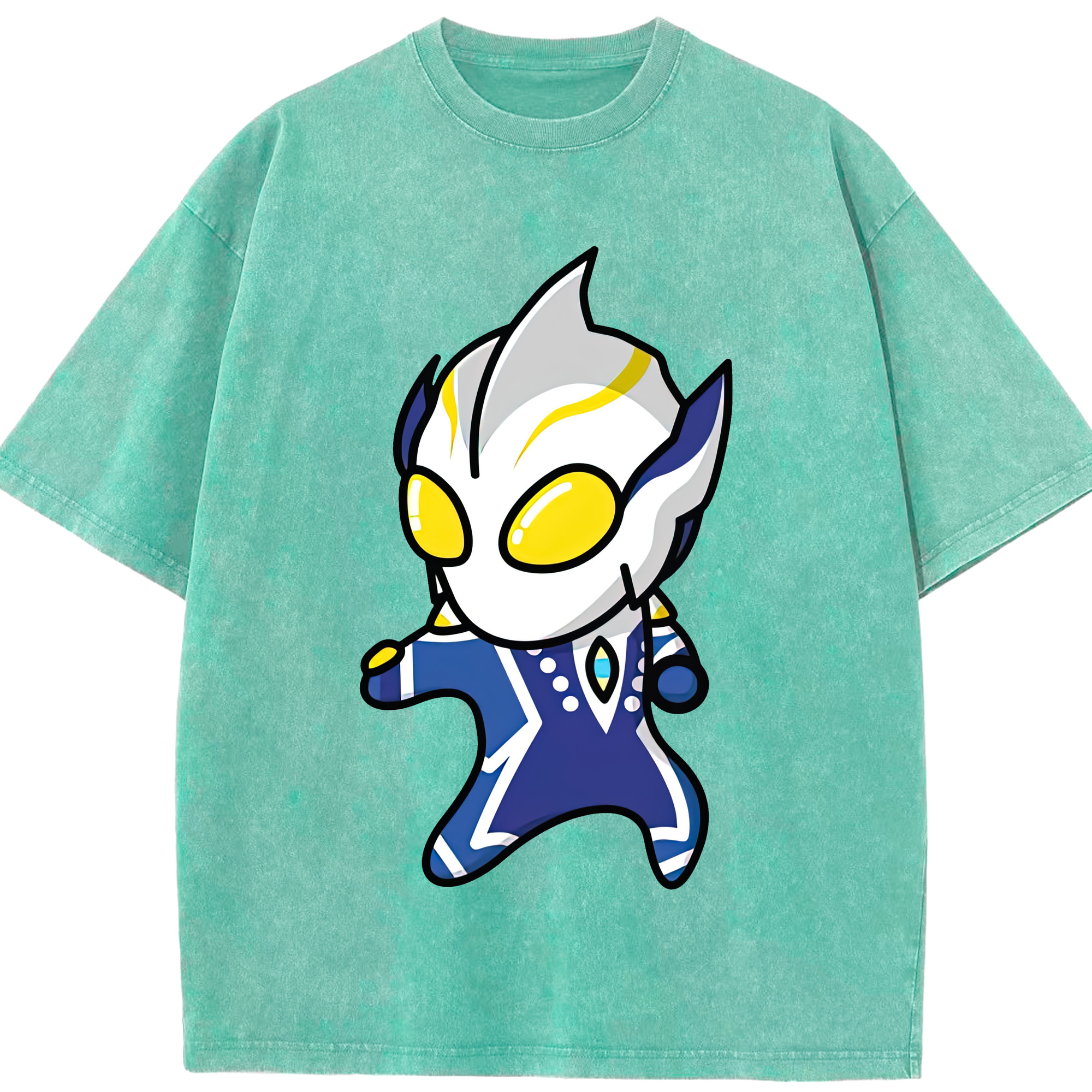 （画像用） ウルトラマン Ultraman 綿100% ヴィンテージ風 半袖Tシャツ（フロントプリント）
